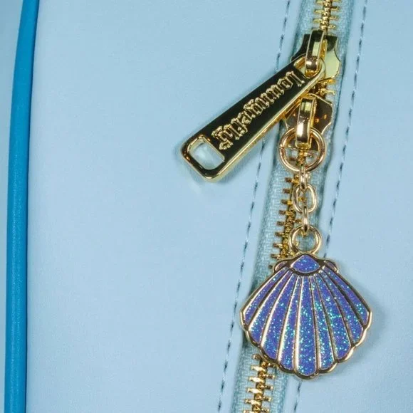 Loungefly Disney Little Mermaid Stained Glass Mini Backpack Characters Bag - Picture 5 of 6